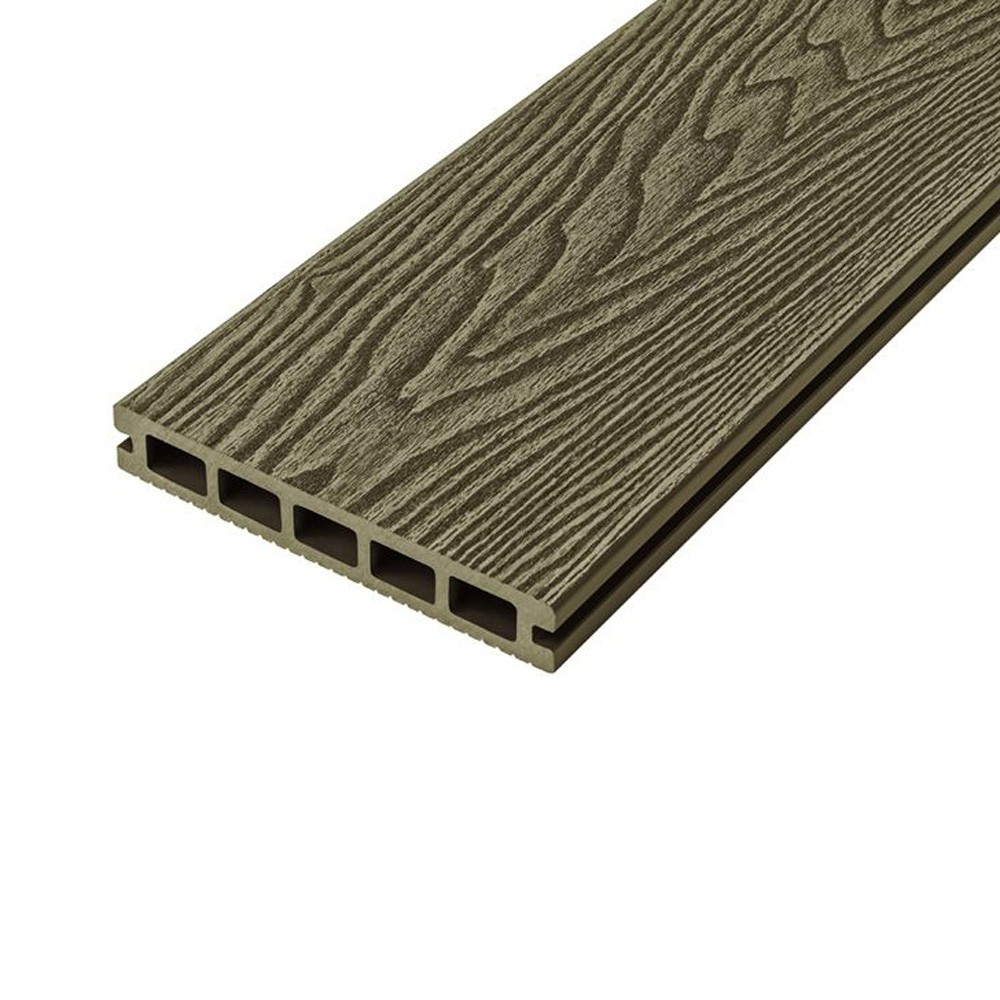 cladco_woodgrain_hollow_composite_decking_board_2.4m_olive_green_secondary_2