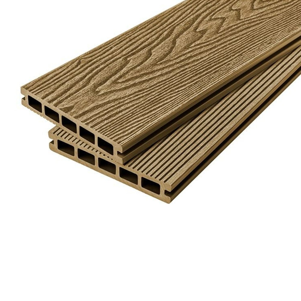 hollow_composite_decking_board_2.4m_teak_primary