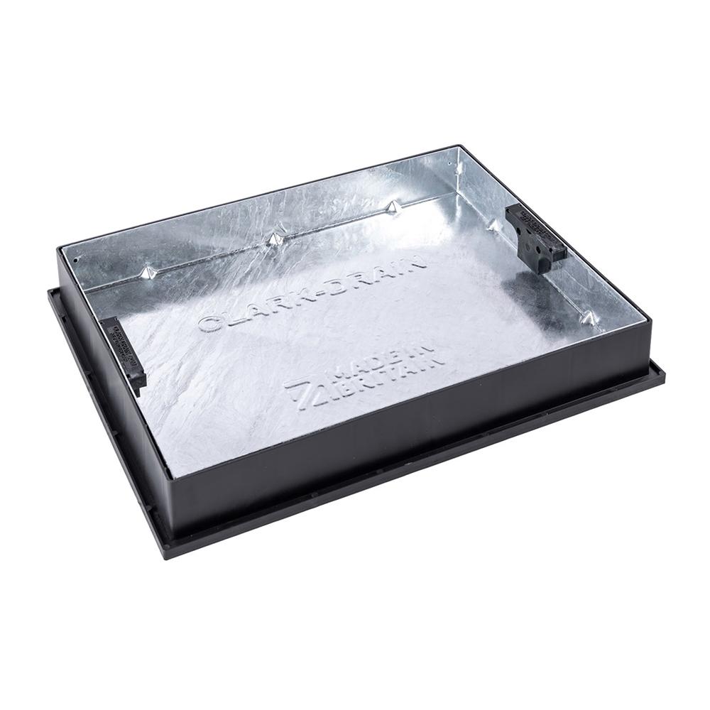 Clark Drain CD 790R/80 10 Tonne GPW Recessed Manhole Cover and Frame 600 x 450 x 80mm