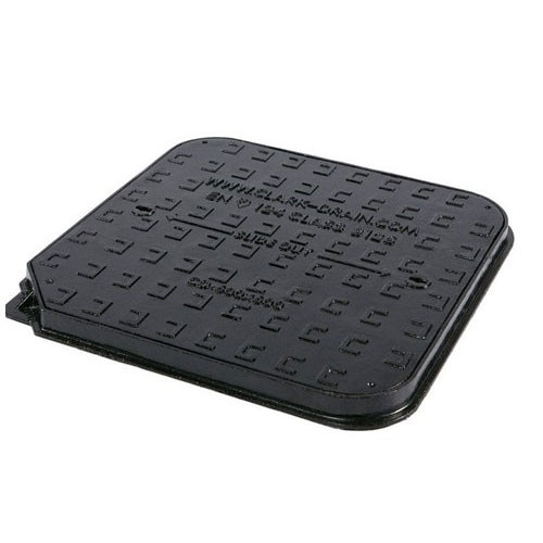 Clark Drain Ductile Iron Solid Top Manhole Cover and Frame 40mm - B125