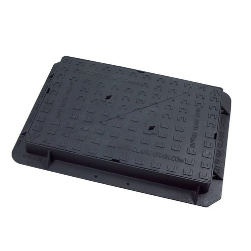 Clark Drain Cast Iron Manhole Cover & Frame For Carriageways 100mm - D400