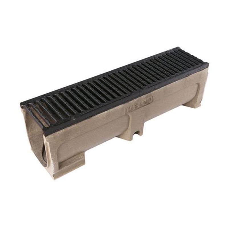 Clark Drain F900 Channel Drain with Ductile Iron Grating 1000mm x