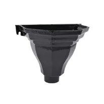 Saint Gobain Classical Cast Iron Downpipe Large Flat Hopper Head