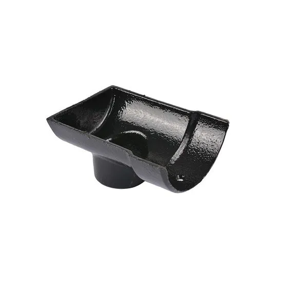 External Stop Kit Pam Building Classical Plus Cast Iron Half Round Gutter External Stop ...