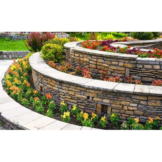 Coping Stone Rack Eurodec 50mm Flat Coping Stone without Drip Stop 600mm x 170mm - Slate ...