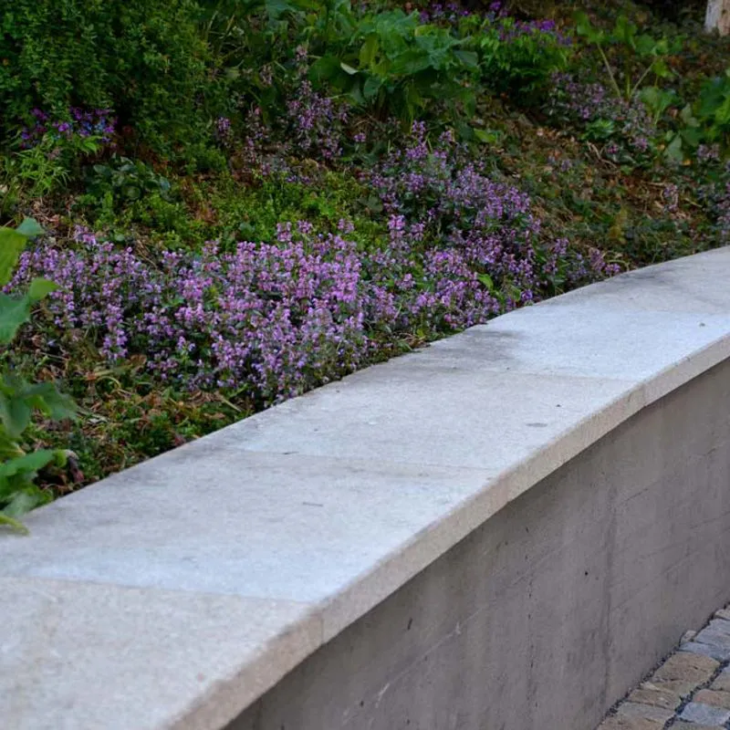 Coping Stone Rack Eurodec 50-75mm Twice Weathered Concrete Coping Stone 600mm x 300mm ...