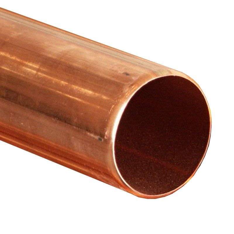 Metal Gutta Copper Round 80Mm Downpipe - 2.4M