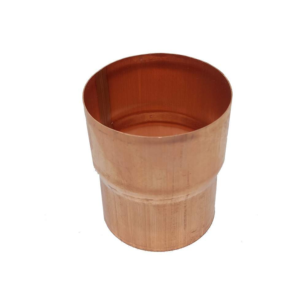 Metal Gutta Copper Round 80Mm Downpipe Connector