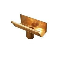 Metal Gutta Copper Ogee Gutter Running Outlet
