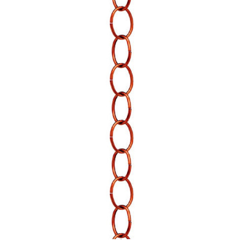 Metal Gutta Copper Downpipe Hollow Rainchain - 2.5m