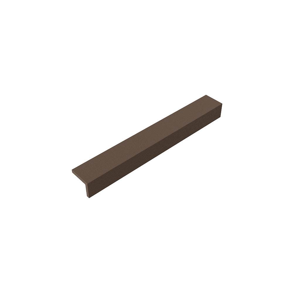 Allur Composite Decking Corner Edging Trim 41mm x 53mm x 3m Chocolate Brown Drainage Superstore®