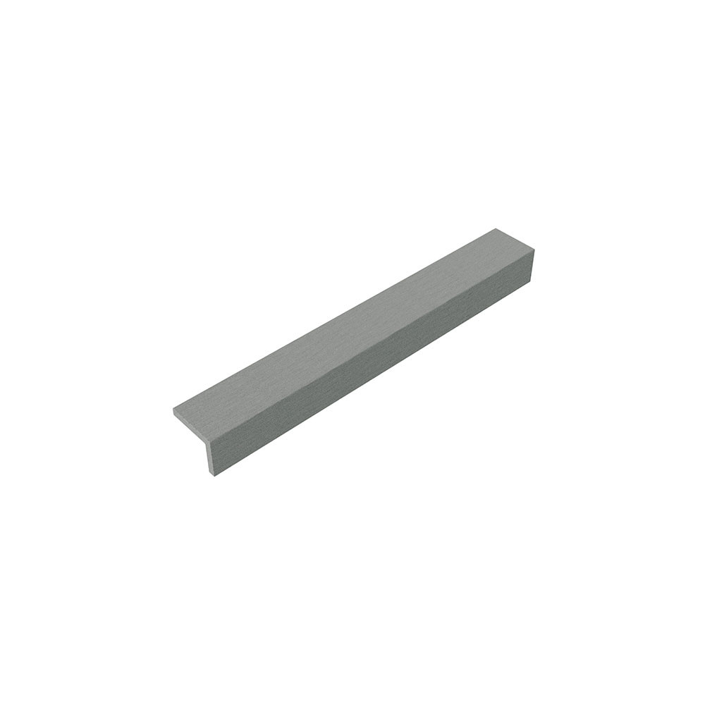 Allur Composite Decking Corner Edging Trim 41mm x 53mm x 3m Gunmetal Grey Drainage Superstore®