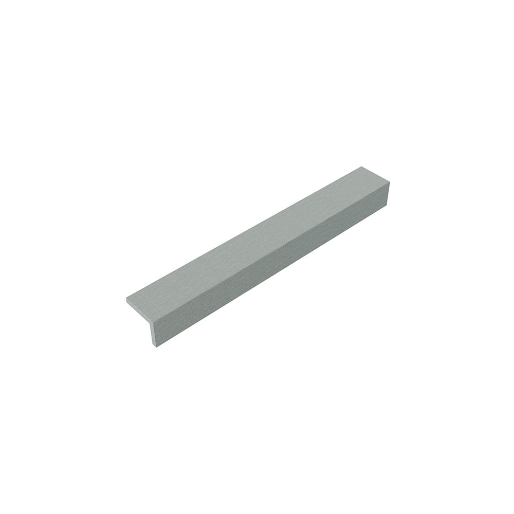 Allur Composite Decking Corner Edging Trim 41mm x 53mm x 3m Silver