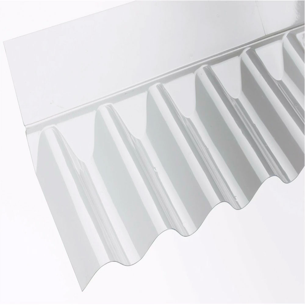 Vistalux PVC Wall Flashing Profile 3 - Clear