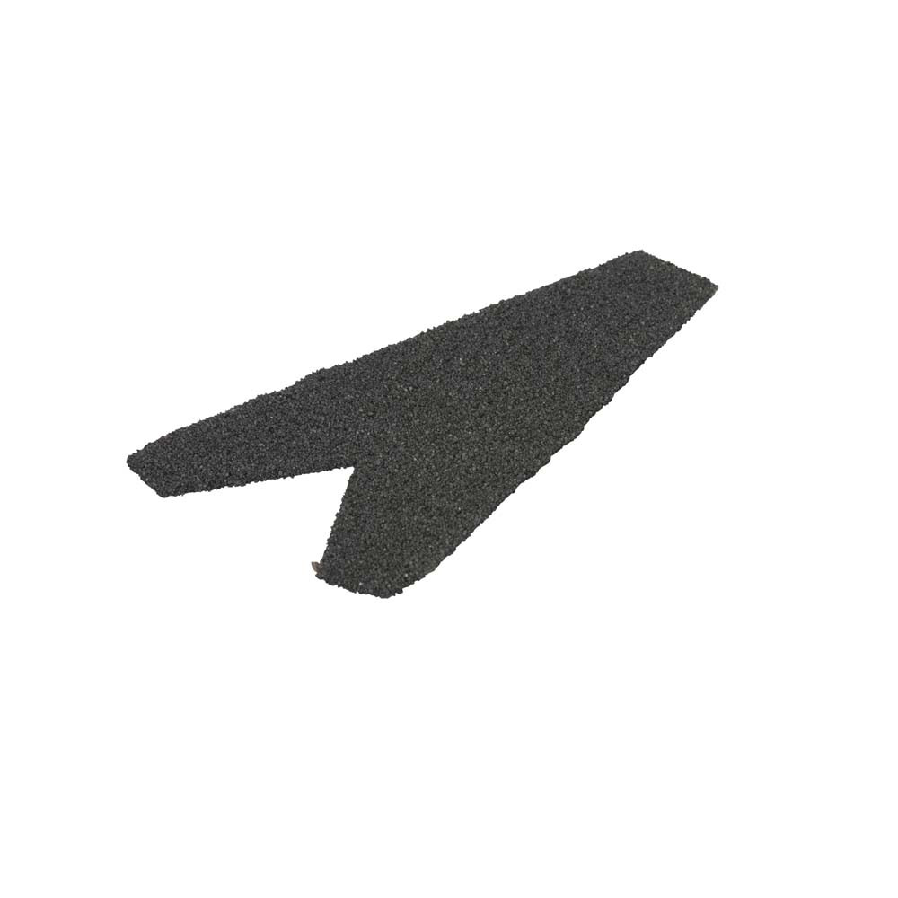 Corotile Lightweight Metal Roofing Ridge End Cap - Charcoal
