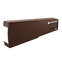Easy-Trim Brown Dry Verge System For Gable Apex Roof Tiles - Universally Handed Fast Fit