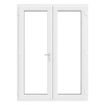 Crystal uPVC French Door White Left Hand Master with Clear Glazing & Cill