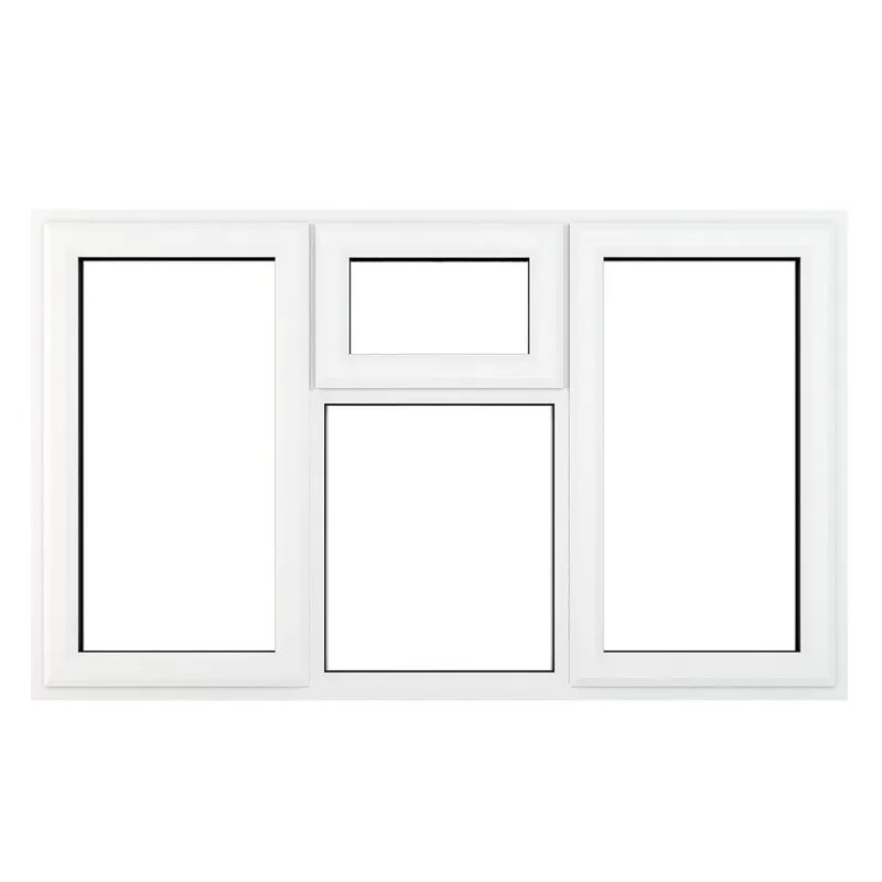 Operating Left Window Crystal Left & Right Hand Side Hung Top Opening, Over a Fixed Light ...
