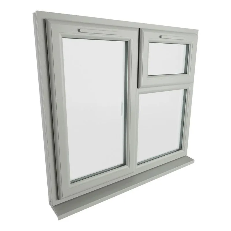 Left Hand On Window Crystal Left Hand Side Hung with Top Opening Over Fixed Light Agate ...