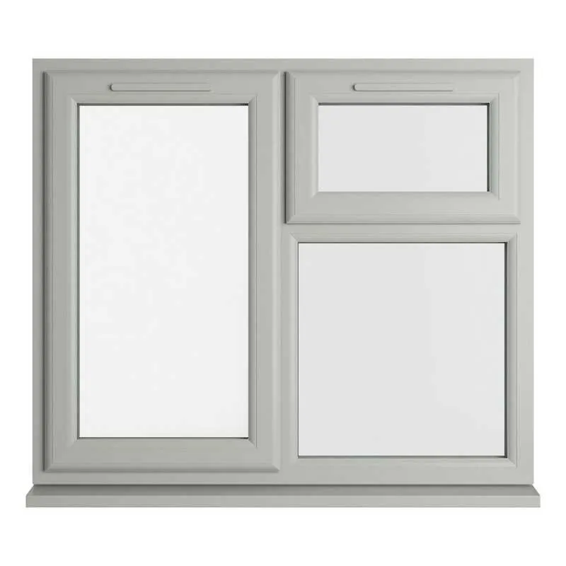 Operating Left Window Crystal Left Hand Side Hung with Top Opening Over Fixed Light Agate ...