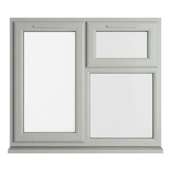 Left Hand On Window Crystal Left Hand Side Hung with Top Opening Over Fixed Light Agate ...