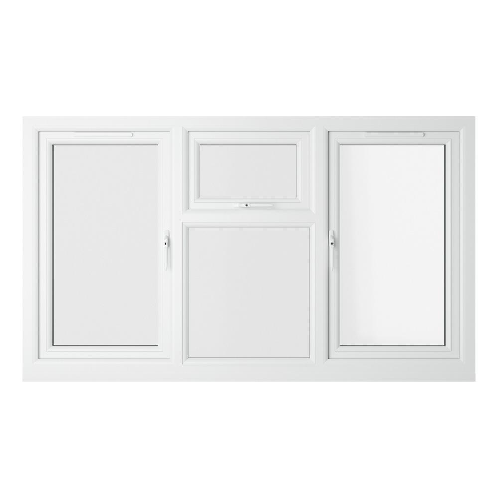 Crystal Left & Right Hand Side Hung Top Opening Over a Fixed Centre ...