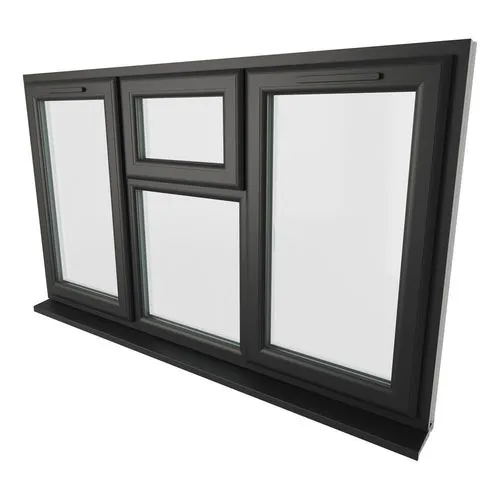 Crystal Left & Right Hand Side Hung Top Opening Over a Fixed Centre ...