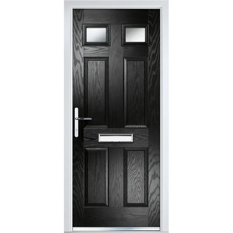 Passage Door Knobs, 10 Pack Matte Black Door Knobs, For Hallway