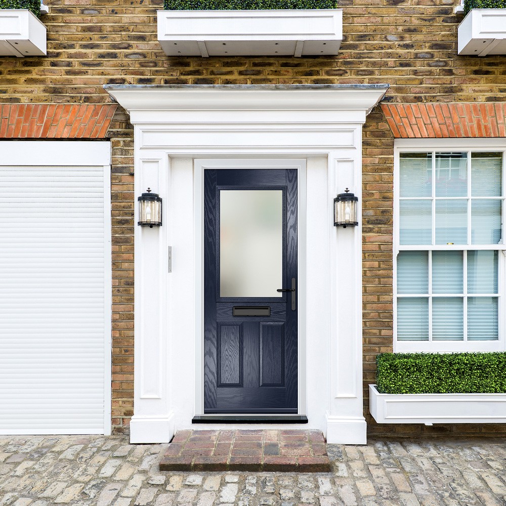 crystal_lytham_3_panel_blue_fully_finished_clear_glass_1_light_left_hand_external_lifestyle