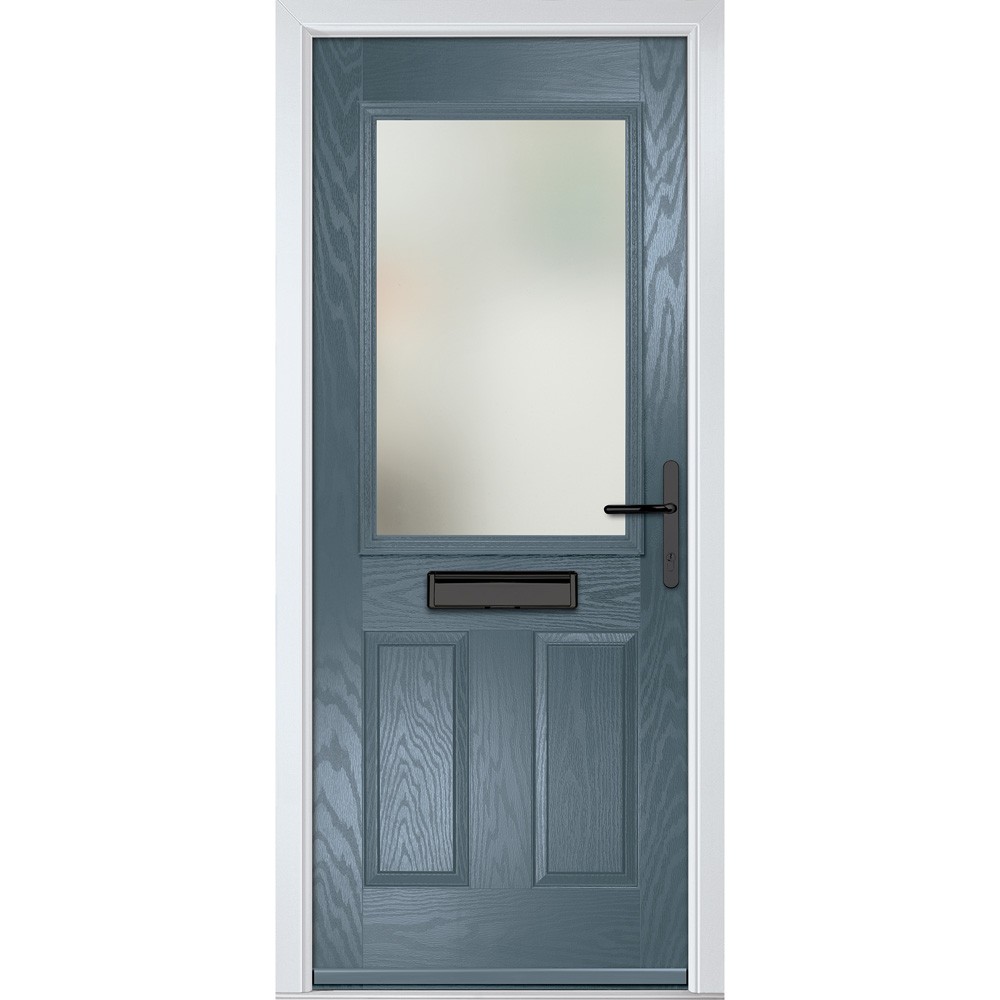 crystal_lytham_3_panel_slate_grey_fully_finished_clear_glass_1_light_left_hand_external_door