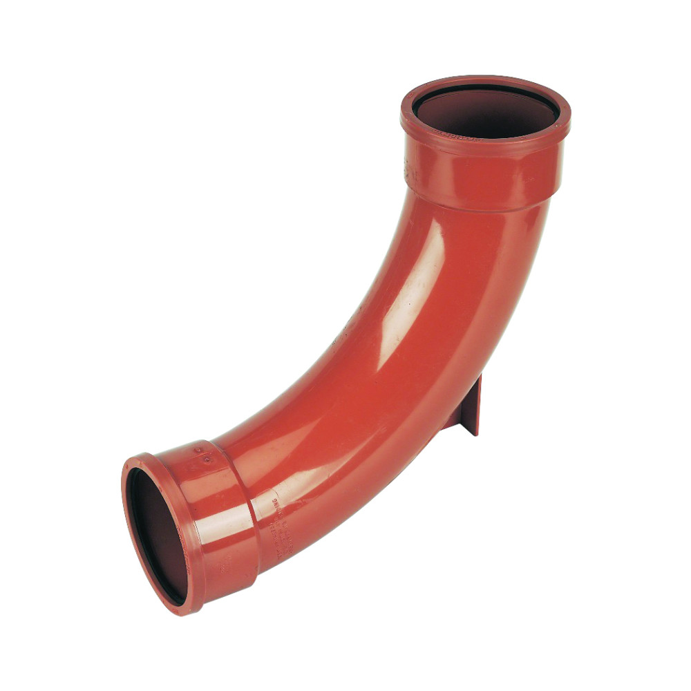 JTM Underground Drainage Pipe Double Socket Rest Bend - 110mm