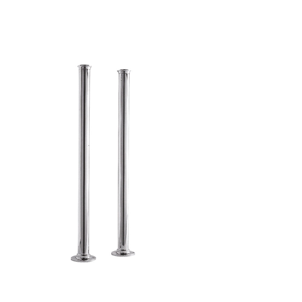 Nuie Chrome Traditional Standpipes Freestanding Legs