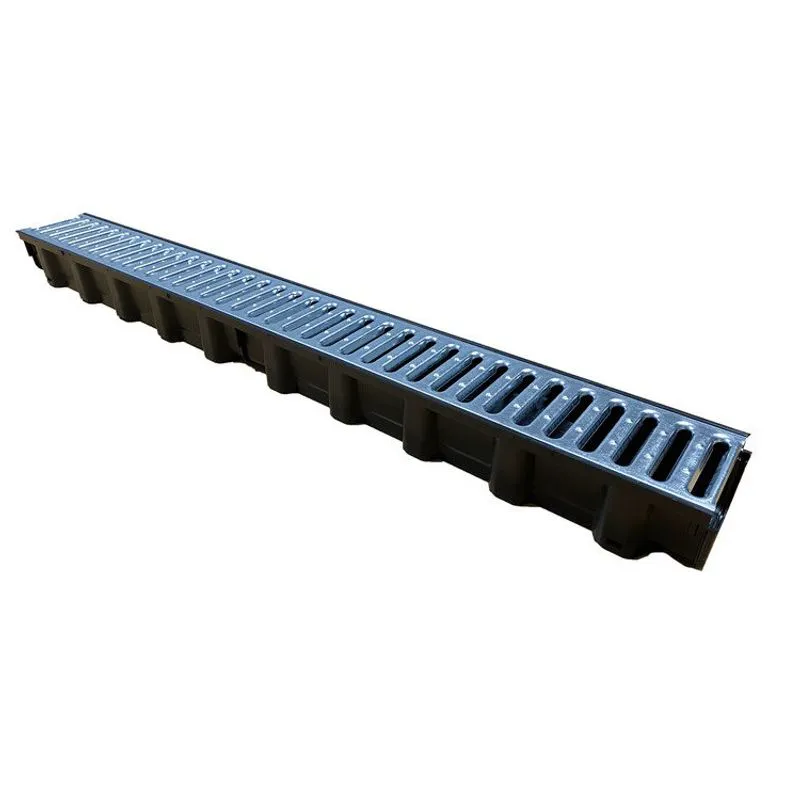 Channel Drainage Domestic with Galvanised Grate 1m Dek Drain