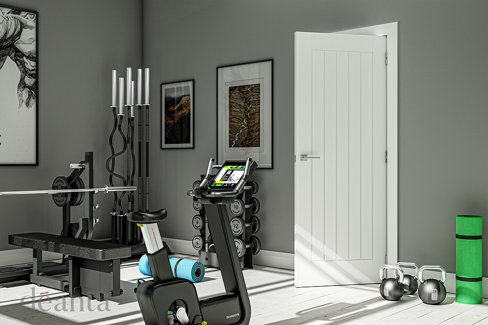 Deanta Ely Cottage White Primed Internal Door lifestyle