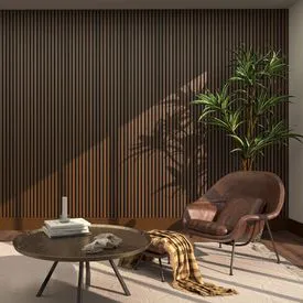 Deanta Immerse Walnut Acoustic Wall Panel - 2400mm x 600mm x 21mm