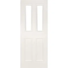 Deanta Rochester White Primed Clear Glass Internal Door