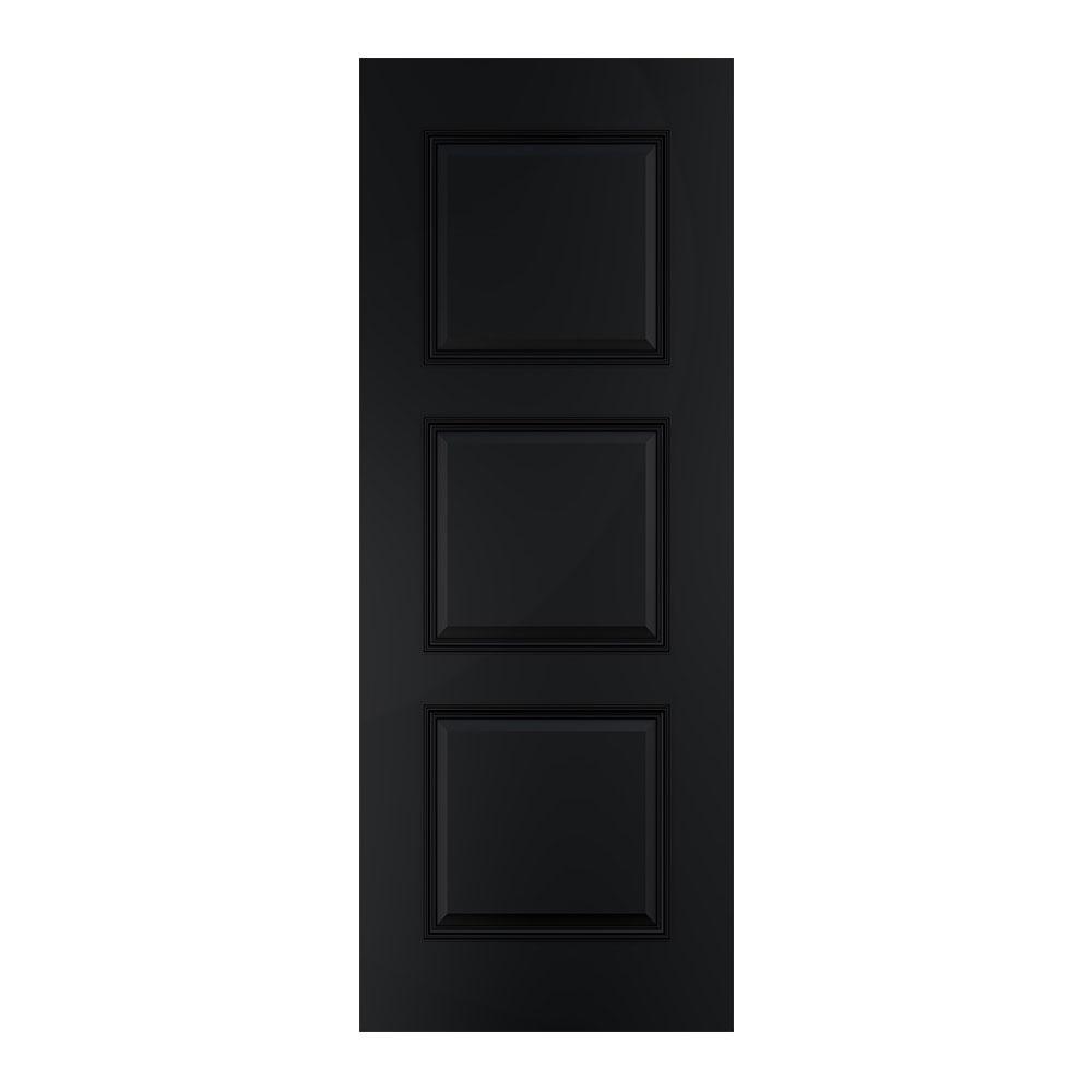 Deanta Trinity Black Fully Finished FD30 Fire Door
