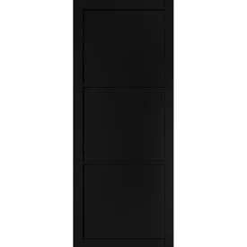 Deanta Camden Urban Industrial Fully Finished Black Internal Door