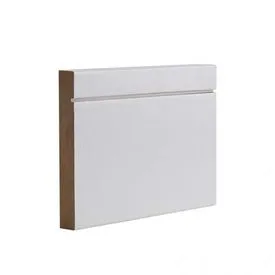Deanta White Primed Shaker Skirting Boards 3.6m - Pack of 4