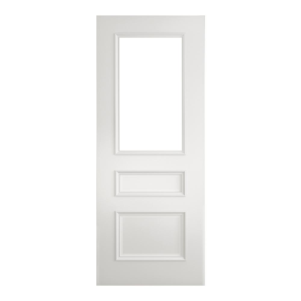 Deanta Windsor White Primed 1 Light Clear Glass Internal FD30 Fire Door