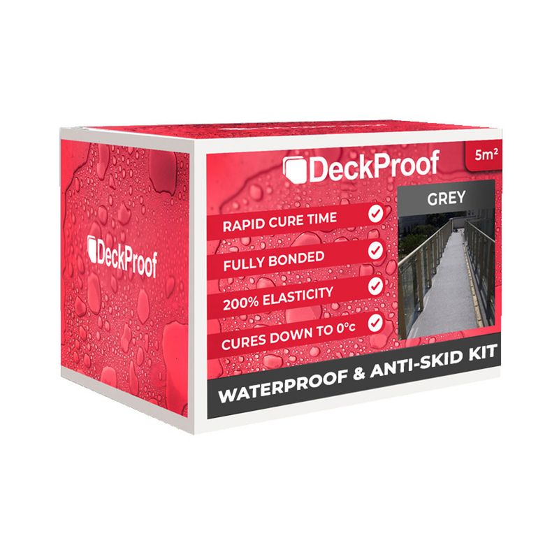 DeckProof Waterproof & Antiskid kit (GREY) 5m2 Roofing Superstore®