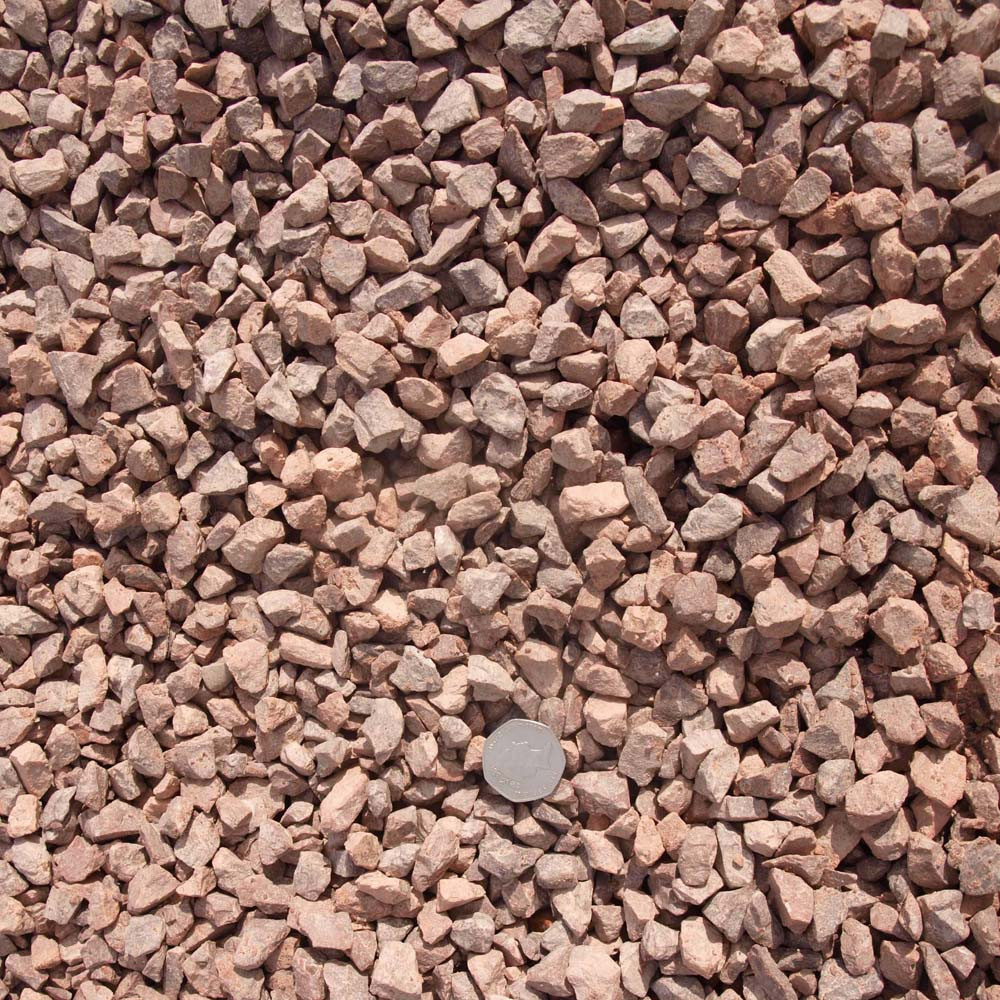 Deco-Pak Heritage Stone 14mm Red Flame Chippings - 750kg Bulk Bag