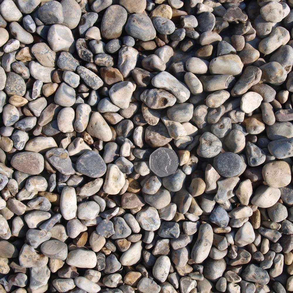 Deco-Pak Oyster Pearl Grey Heritage Stone 20Mm Oyster Pearl Gravel - 750Kg Bulk Bag
