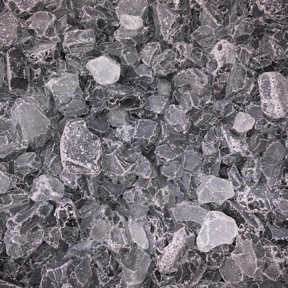 Deco-Pak Eco Stone 20Mm To 50Mm Glasglo Pebbles - 750Kg Bulk Bag Recycled Materials