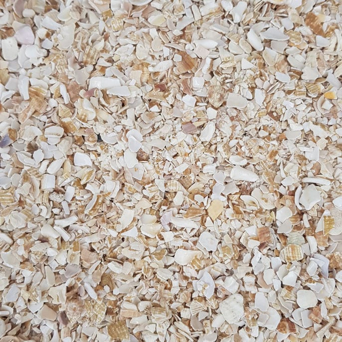 Deco-Pak Eco Stone 5mm to 20mm Sea Shells - 750kg Bulk Bag