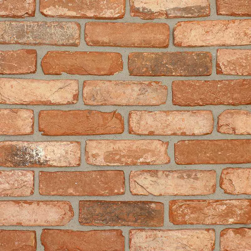 Deep Rust Red Tiles Deep Red Blend 3 Textured Brick Slip Wall & Floor Tile | BRICK SUPERSTORE®
