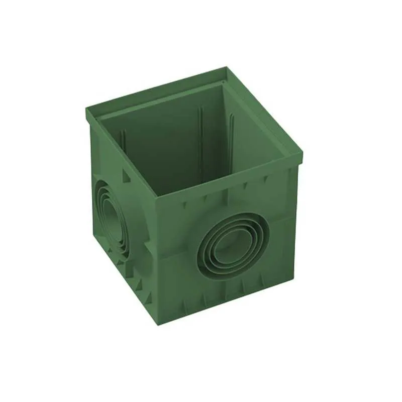 Pvc Catchpit DekDrain Catch Pit Chamber (300mm x 300mm) - Green | Drainage Superstore®