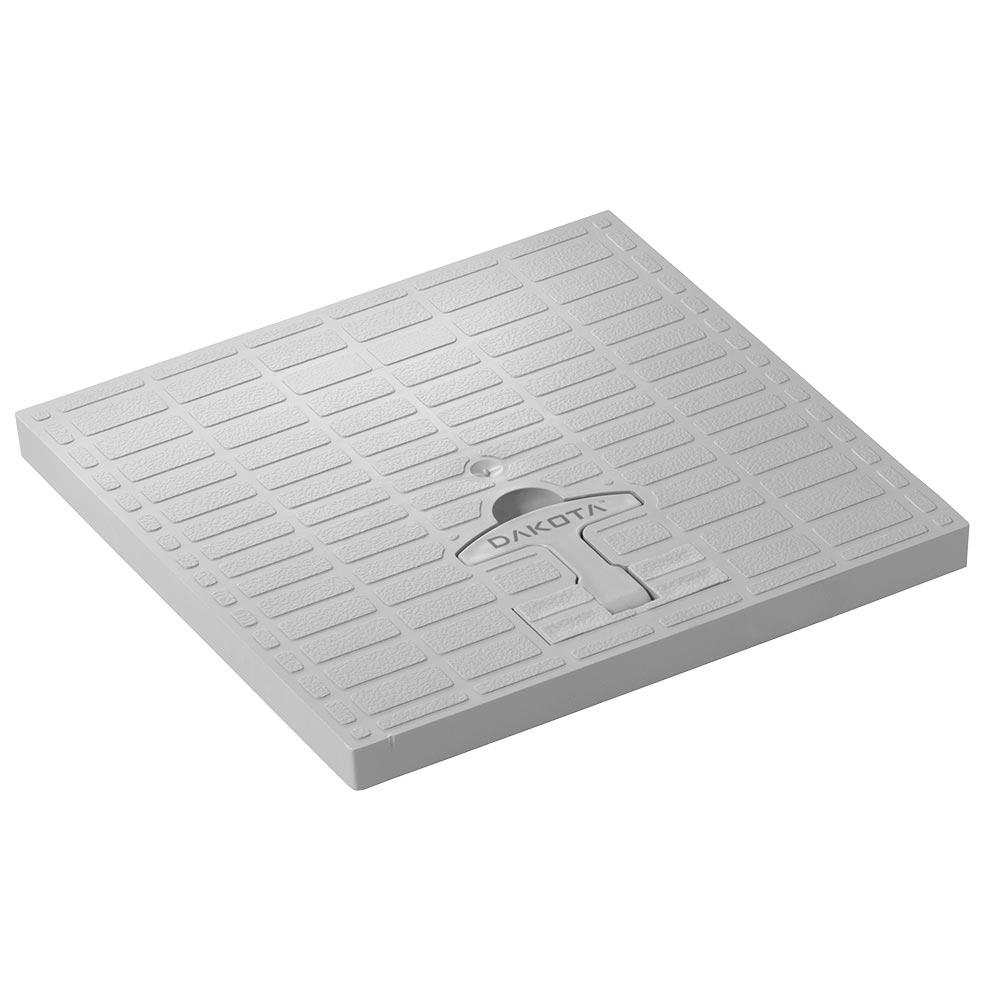 DekDrain Catch Pit Cover with Handle (300mm x 300mm) - Grey