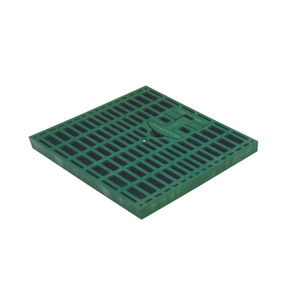 DekDrain Catch Pit Grating with Handle (300mm x 300mm) - Green