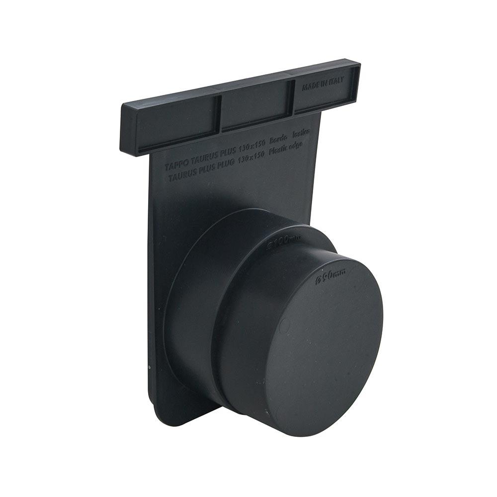 DekDrain Cetus D400 HDPE Channel Drain End Caps - Pack of 2